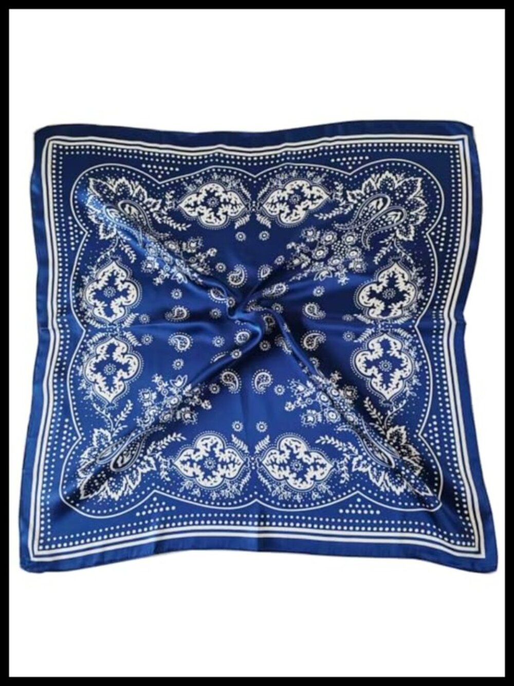 Satin Head Scarf Silk Like Hair Scarf 27" Head Scarves for Women